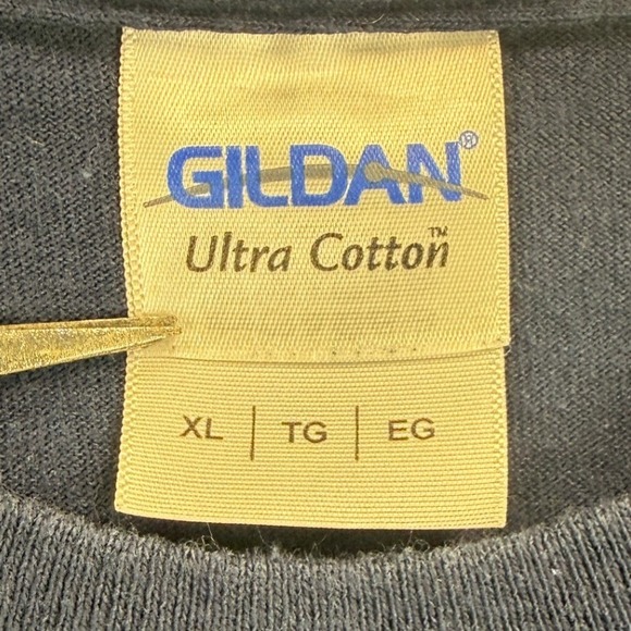 VTG Gildan FDNY Marine 1 Never Forget 9-11-01 Navy Blue Graphic T-Shirt Mens XL - Picture 4 of 7